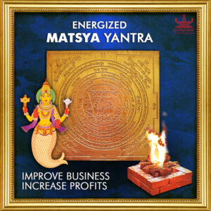 Energized Matsya Yantra for business and industrial health | Healthy business and industry | Give your start up a boost | Propel your start up to success | Business booster