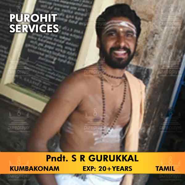 Please contact PurePrayer for needs of Pandits, Purohits, Panthulu, Vadhyars in Tamil Nadu. We have experts in Pujas, Dosh Parihar Pujas, Havan and Homam