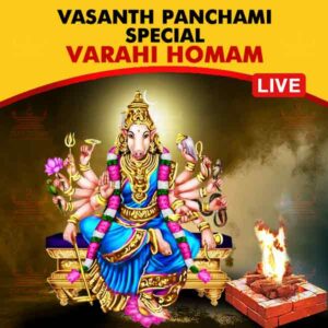 Participate in Vasanth Panchami Special Varahi Homam Online at Kumbakonam of Tamil Nadu on 2nd February, 2025 seeking Positivity and Progress in Business/Life, destruction of enemies