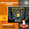 Be a part of Maha Sudarshana Homam Online at Srirangam on 10th May 2025, invoking Lord Vishnu, seeking divine blessings, protection and success